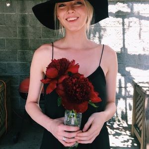 H&M Dark Green Embroidered Jumpsuit